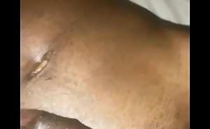 Oiled up black man with fat oily Big Black cock.