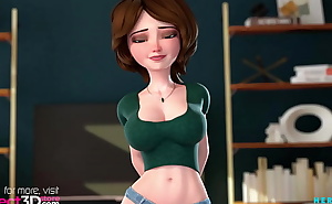 My Step Auntie - 3D Futanari Animation by Heracles3DX