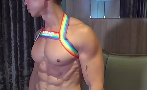 Model definition, six pack and big biceps!?Enjoy exclusive videos️horny hot asian men