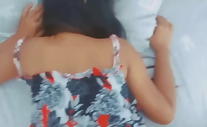 My sexy indian teen girlfriend fucking from behind