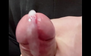 Jerking off a precum filled teen cock for a big load