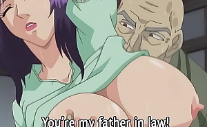 MILF Seduces by her Father-in-law xxx Uncensored Hentai [Subtitled]
