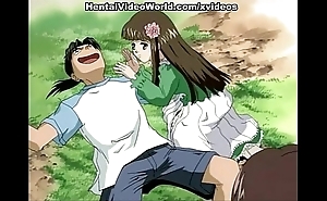 Manga legal age teenager making out on touching the electric cable