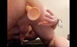 Dildo and slapping ass