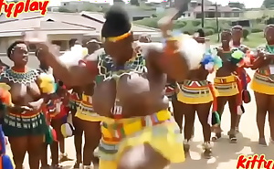 African Dance pound boobs