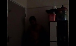 Vaibhav Jerks Off In The Dark Behind His Bedroom Door