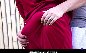 HijabFamily  -  Arab teen wife Kira Perez cheats with her personal trainer with hijab on