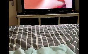 Playing with my cock while watching XVIDEOS