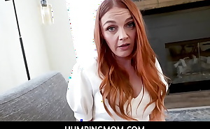 HumpingMom  -  Big Ass Redhead MILF Stepmom Family Sex With Stepson POV - Marie McCray