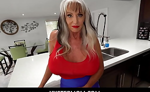 XXStepmom  -  Wet mature Sally Dangelo swallowed young dick and gave a perfect blowjob