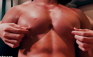 Big Pecs getting worshipped and played! Enjoy your weekend with Nipple Play at GNL