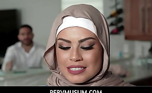 PervMuslim  -  Cute Arab Babe Veronica Valentine Bounces Her Big Round Ass On Lucky Stud's Cock