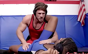 Wrestlers get horny for dick- GymBareback XXX video 