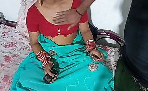 Husband Fucks Wife Alone While Working at Home, Indian Hindi HD Porn Video in clear hindi voice.