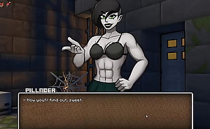 HornyCraft [Minecraft Parody Hentai game PornPlay ] Ep.27 turn into sex by a muscular femdom pillager