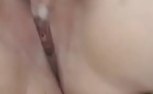 Shaved pussy wet