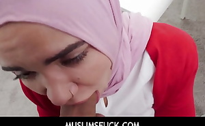 MuslimsFuck  - Arab teen stepsister Naudi Nala needed a 1000 dollars loan from her hung stepbro