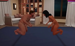 Ethan vs Ysmine (Naked Fighter 3D)