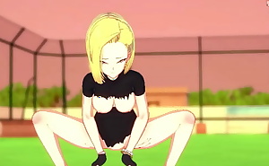 ANDROID 18 COWGIRL RIDING UNTIL HUGE CREAMPIE - DRAGON BALL