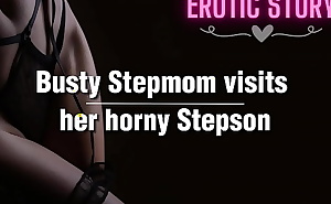 Busty Stepmom visits her horny Stepson