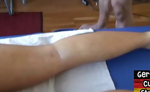 German stud on barebacking massage by pierced rimjob hunk
