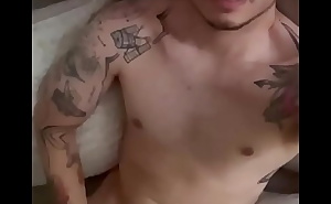 tattooed boy masturbating