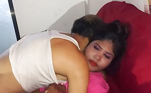 She does her first blowjob in front of the camera hot Sex homemaking video, Manik Mia and Mst Sumona