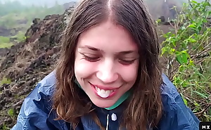 The Riskiest Public Blowjob In The World On Top Of An Active Bali Volcano - POV