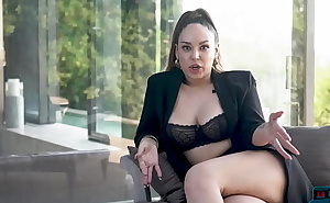 Plus size latina model with big natural tits Sophia Grey hot shoot with Playboy