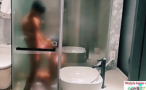 I fucked two handsome bisexuals in my bathroom. Free short version