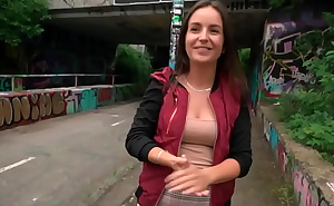 Public reality babe POV banged outdoor 4 cash after blowjob