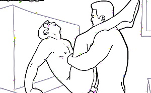 Black And white animated gay porn part 4