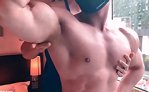 He has incredible muscles! ️?Come and watch it join the website dedicated to Nipple Play and Pec Muscle Worship!