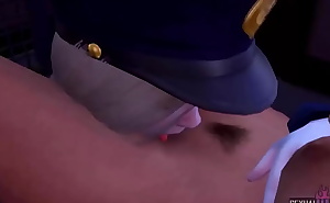 Lesbian Cops Have Sex in the Police Office - Sexual Hot Animations