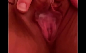 Gorgeous Spread Pussy Lips and Labia with Juices Dripping Out