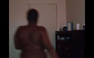 Chocolate ebony Naked In her bedroom
