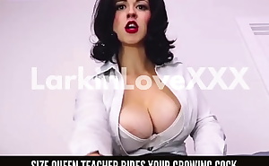 Size Queen Teacher Rides Your Growing Cock