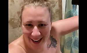 Nikki Boxer in the shower