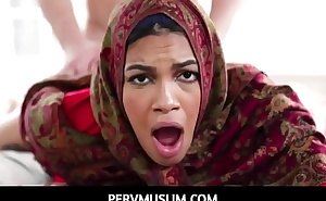 PervMuslim - Virgin Muslim Stepsister In Hijab fucks Stepbrother- Maya Farrell