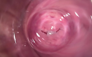 Camera inside my horny creamy pussy