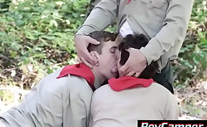BoyCamper XXX video - First Time gay sex outdoors