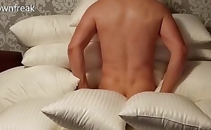 Humping 18 Super Soft Pillows on My Leather Sofa ( No Cum )