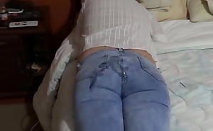 Cum in my ass with the jean on, my wife asks after fucking my best friend