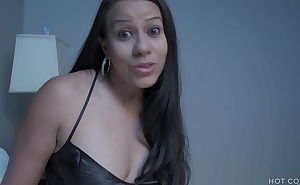 My husband left the teen with his big ass Latina babysitter