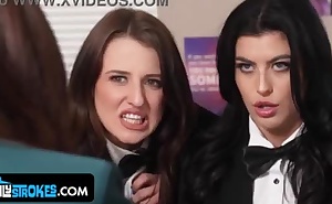 Hot Step Sisters Gal Ritche & Aubree Valentine Behove BFFs (Step Brothers Parody) - SFW Full Movie